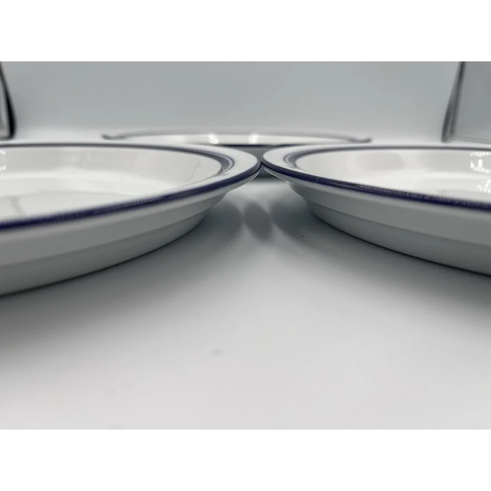 Dansk Bistro Christianshavn Blue Salad Plates SET OF 3 Portugal 8 3/4
